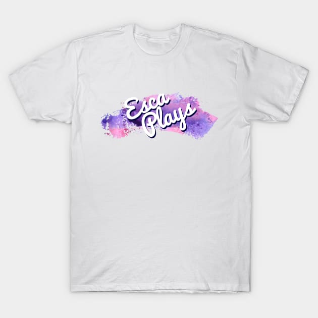 Purple/Pink Watercolor T-Shirt by EscaPlays